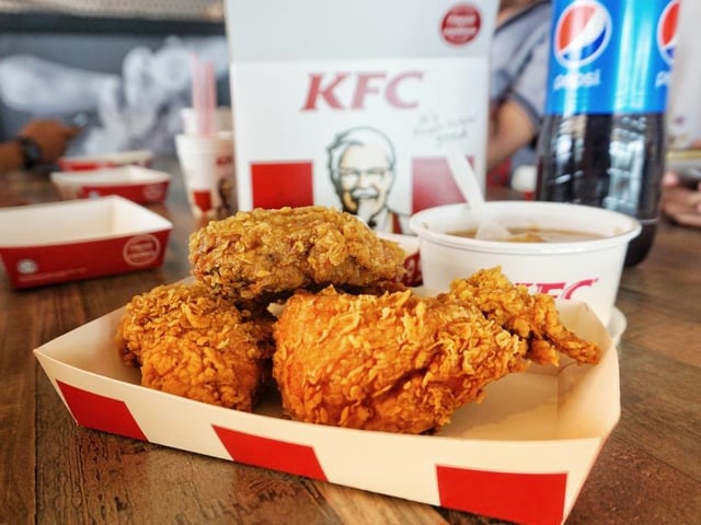 Fast food chain KFC was among the top 10 favourites for dining during 2020, with the eighth highest spend.