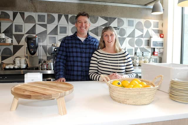 Rachel Cornish and Tim Jenkins of South Street Kitchen in Sheffield, pictured in 2018. The cafe and restaurant has just signed a union agreement with the food workers' union the BFAWU