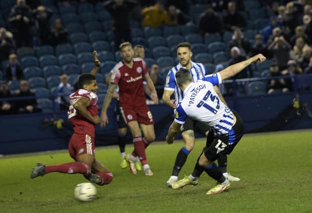 Callum Paterson scored Sheffield Wednesday's only goal against Accrington Stanley.