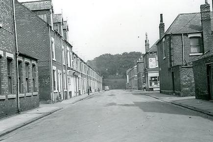 A view of Blake Street taken in 1964 from Collingwood Road. Photo: Hartlepool Museum Service.