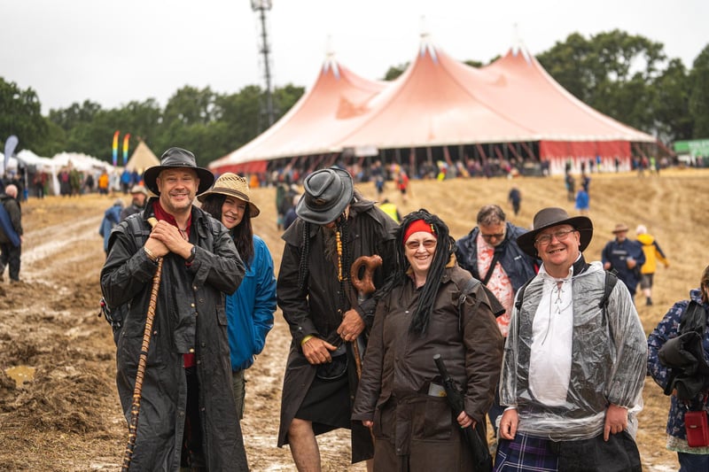 Crowds arrive at Wickham Festival in day one. Picture: Andy Hornby