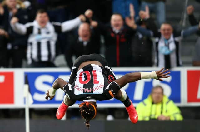 Newcastle United winger Allan Saint-Maximin. (Photo by Alex Livesey/Getty Images)