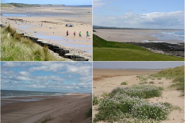 Druridge Bay, Budle Bay, Cheswick and Holy Island were among those who did not make the list.