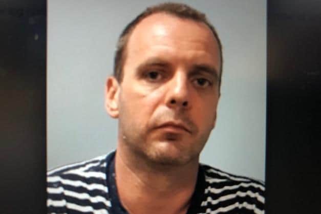 Pictured is Christopher Lennighan, aged 42, of Church Field Drive, Wickersley, Rotherham, who has been sentenced to two years of custody after he admitted two counts of breaching a Sexual Harm Prevention Order and three offences of making indecent images of children including categories A, B and C