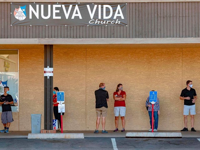 Arizona could be a key swing state in an election amounting to a referendum on Donald Trump's uniquely brash and bruising presidency.