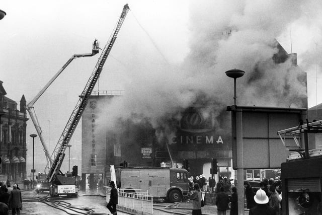A devastating fire at the Classic Cinema in Fitzalan Square, Sheffield, took place on February 15, 1984