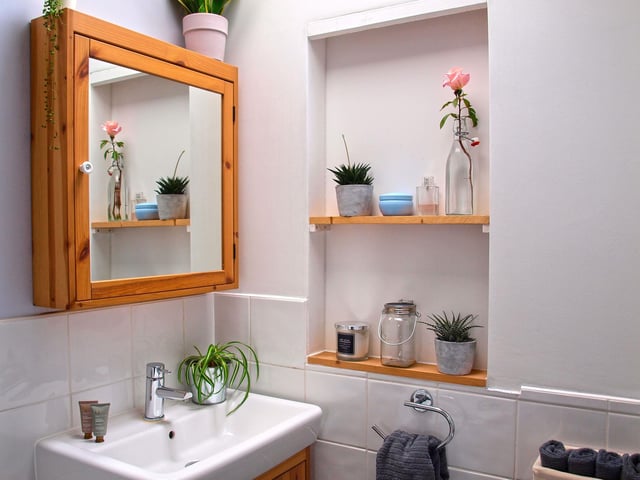 One of the bungalow's bathrooms.