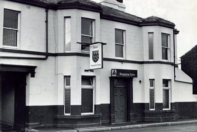 The now demolished Burgoyne Arms, Langsett Road, Sheffield, December 1977