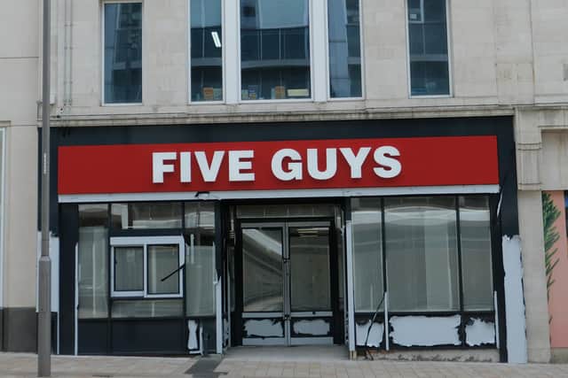 Five Guys new location at The Moor in Sheffield