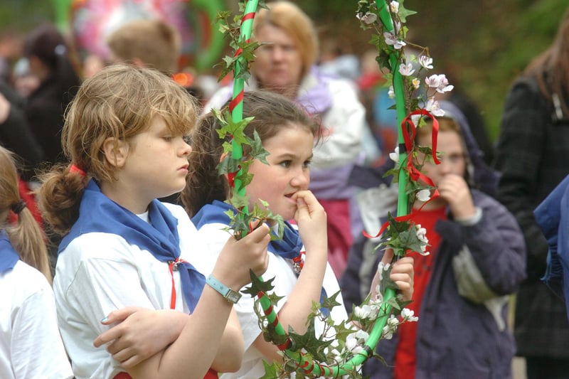 A 2009 reflection on May Day celebrations at Deneside Park in Dalton-le-Dale. It included Maypole dancing by children from Seaview Primary School. Have you spotted someone you know?
