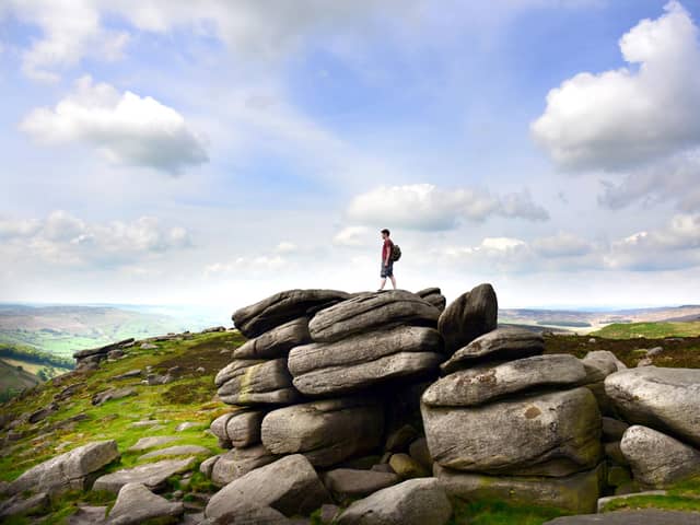 Who can you spot in these Stanage Edge pictures?