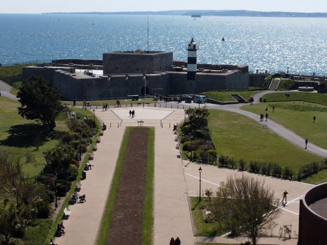 Anne Agar, The News reader, made a special mention for visiting Southsea Castle, built in 1544.