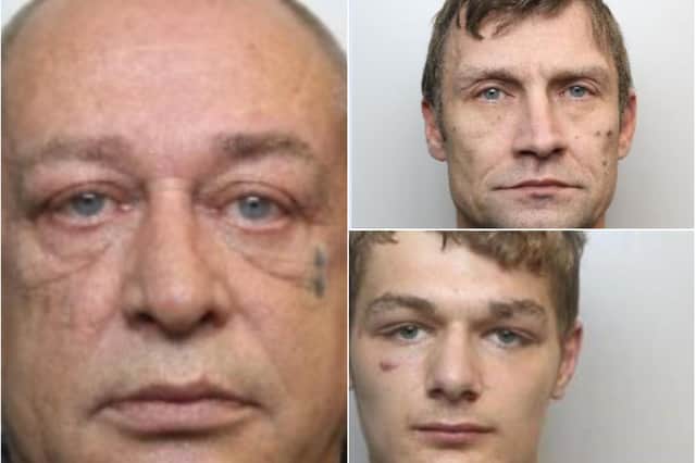 South Yorkshire Police has published a list of men wanted by detectives over a range of crimes they want to solve