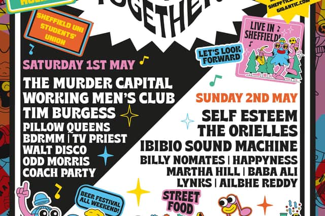 The initial line-up for the SUSU Get Together Festival in May 2021