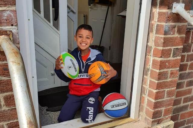 At least 75 balls have been delivered to homes in Sheffield