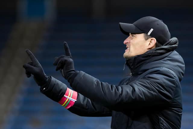 Oostende's head coach Alexander Blessin (Photo by KRISTOF VAN ACCOM/BELGA MAG/AFP via Getty Images)