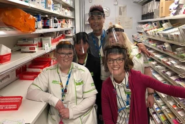 Katherine Porteous: My amazing team at asda South Shields Pharmacy - this photo isn’t all of us.