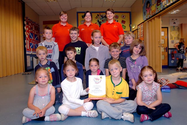Can you recognise any of the children pictured at the Oscar Playgroup in Wynyard Road Community Centre 10 years ago?