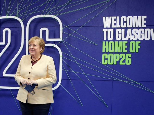 Germany's acting Chancellor Angela Merkel.