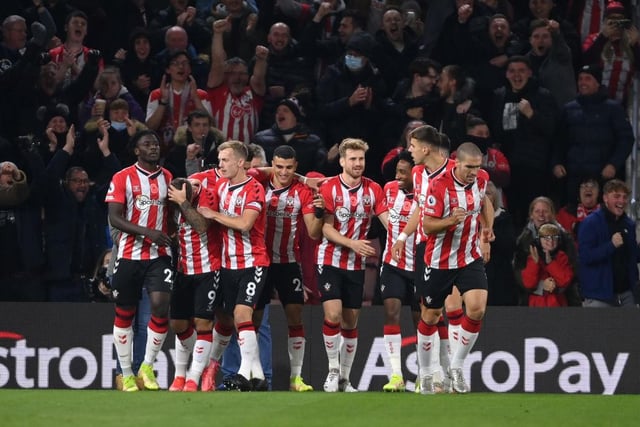 Ralph Hasenhuttl’s Saints currently sit 13th in the Premier League table - and that’s where they’re tipped to finish. Current points total: 14.