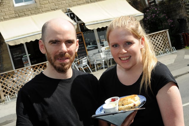Rachel Norman and Billy Clegg who own the Edale Road cafe, pictured in 2015