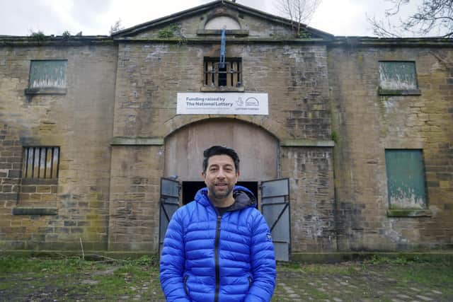 Age UK Sheffield CEO Steve Chu in front of the Old Coach House.