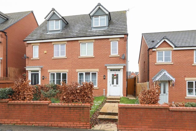 Added on January 2, the three bedroom house is being marketed by Redbrik, 01246 908104.