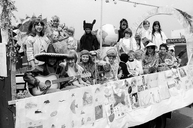 Did you parade on this float in 1974?