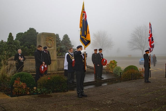 We will not forget...Mansfield Remembrance Day Service - Picture: Melvyn Pearce/Royal British Legion