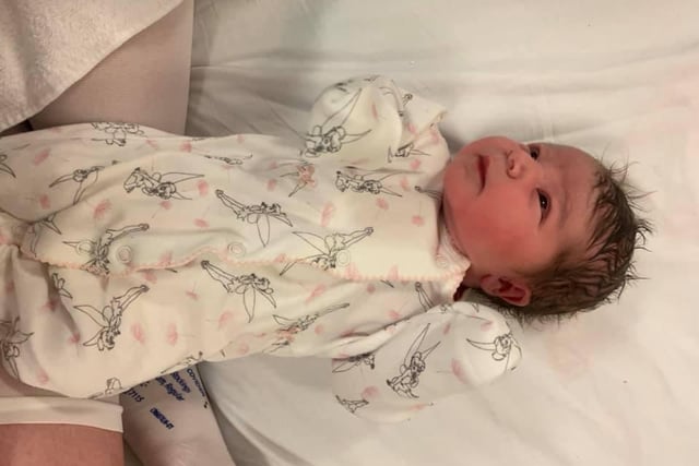 Tasha Hepton shared this photo of Everleigh Carter who was born on 23 April at Sunderland Royal Hospital, weighing 6lb 15ozs.
