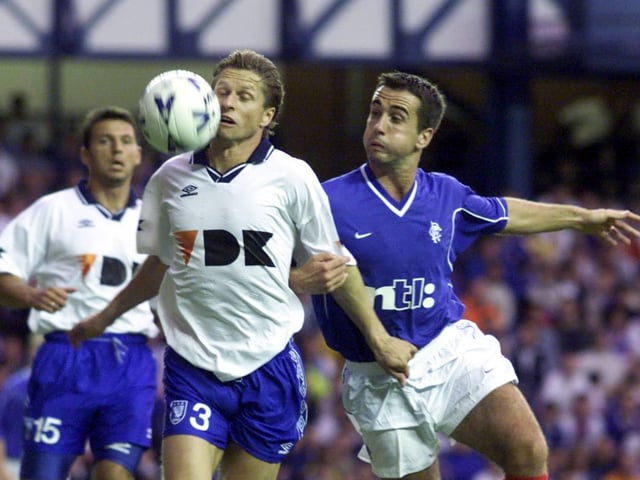 Joinied Rangers on a Bosman from Hearts in June 2000. However, Dick Advocaat then sold the defender to Manchester City for a fee of £500,000 just two months later, without him ever playing a first team match for the club