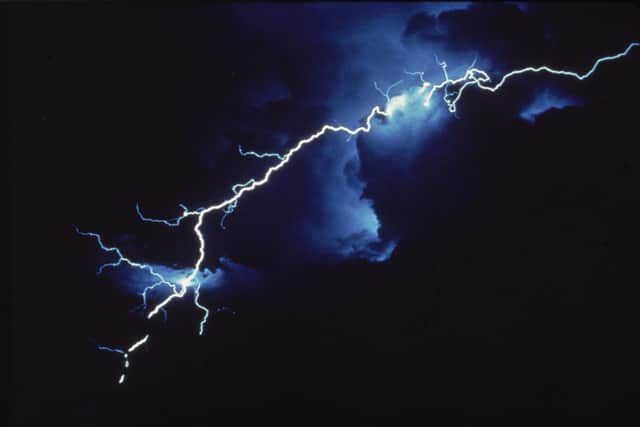 View of intercloud lightning at night (Photo by Hulton Archive/Getty Images)