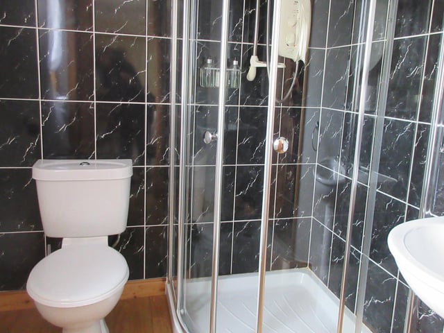 There are eight bathrooms at Bonnieviews, ideal for a busy guest house