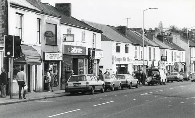 Chesterfield then and now. Chatsworth Road Brampton.