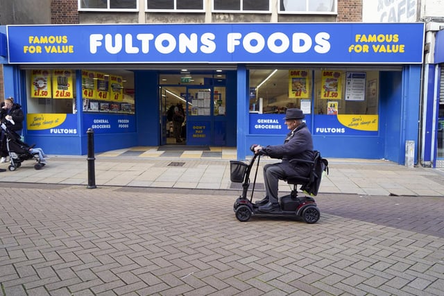 Fulton Foods in Doncaster is open - but many shops were far quieter than usual.