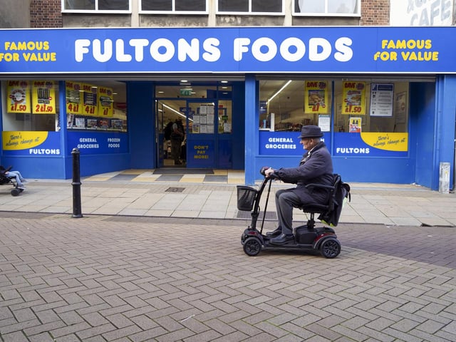 Fulton Foods in Doncaster is open - but many shops were far quieter than usual.