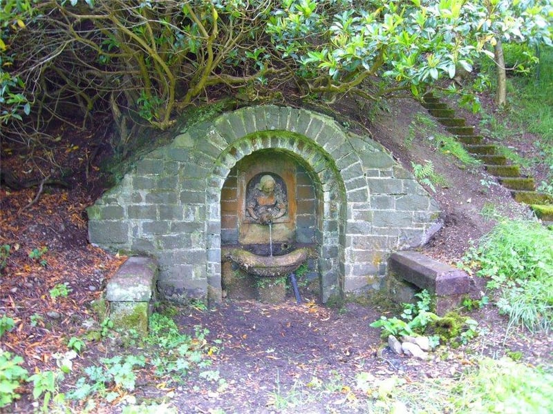 Water feature.
