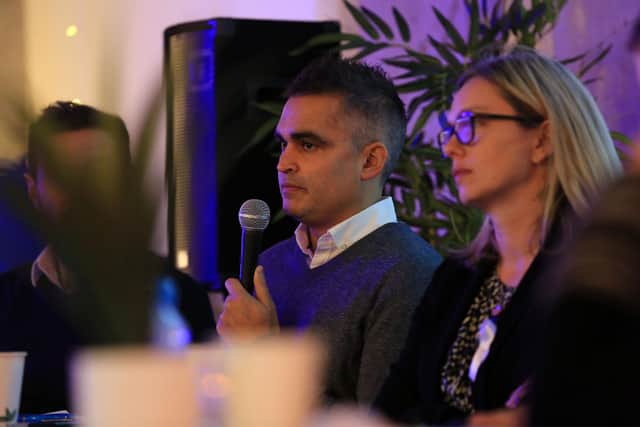 The Star debate Sheffield at a Crossroads. Managing director and owner of City Taxis owner Arnie Singh. Picture: Chris Etchells
