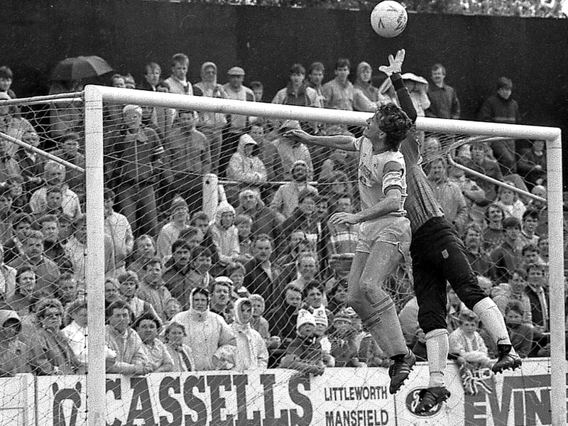 Stags v Walsall action with Mark Kearney.