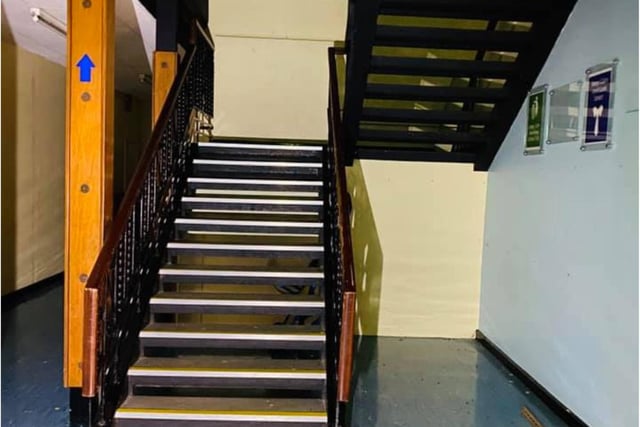Can you recall where this staircase used to lead?