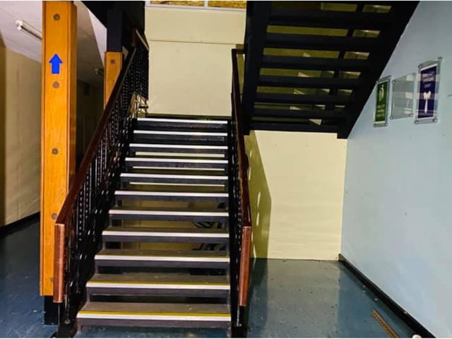 Can you recall where this staircase used to lead?