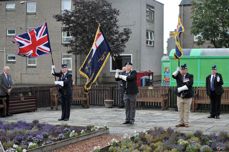 Colours are presented at Grangemouth Armed Forces Day