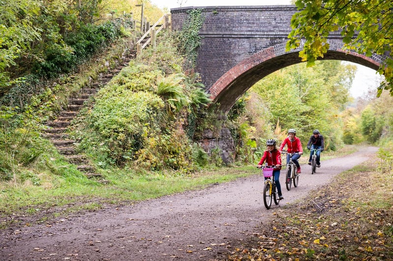 Enjoy a family bike ride along the picturesque, traffic-free, Monsal Trail