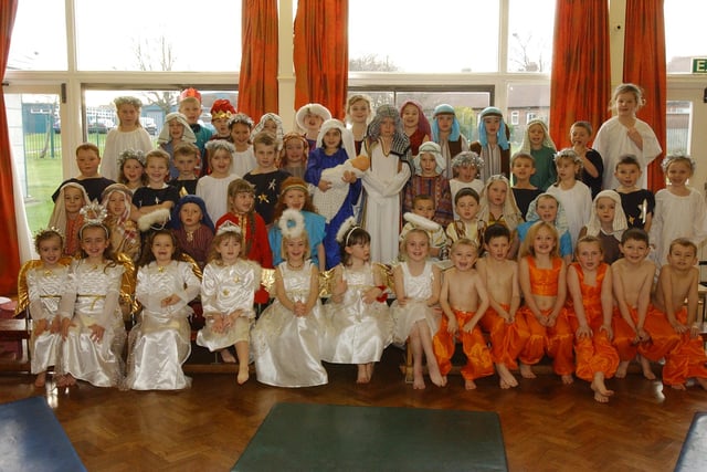 The Christmas Nativities at Toner Avenue Primary in 2008 were called Whoops A Daisy Angel and It's A Baby. Remember them?