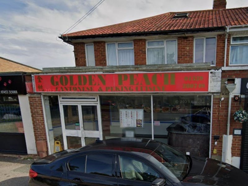 Golden Peach, at 68 Brewers Lane, Gosport was given a score of two on May 13.
Its hygienic food handling was rated as very good and management of food safety was generally satisfactory.
The cleanliness and condition of facilities and building was rated as improvement necessary.