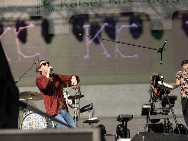 Kaiser Chiefs delivered a power packed set on the Main Stage.