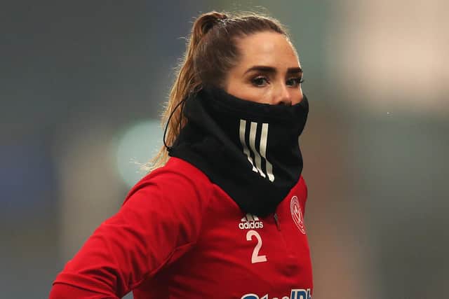 Ellie Wilson of Sheffield United (photo by Lewis Storey/Getty Images).