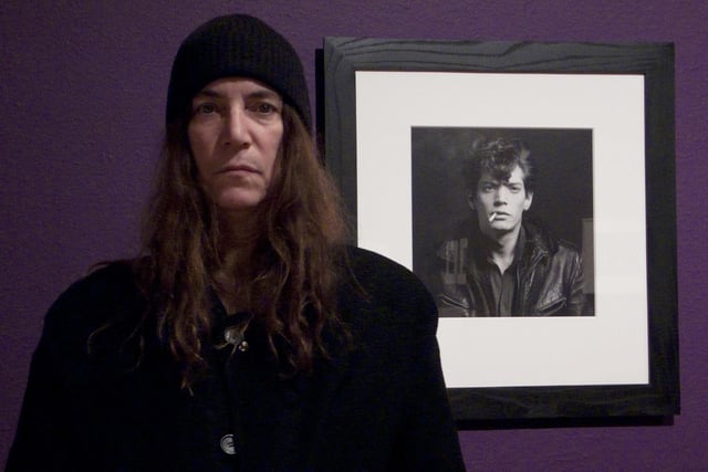 The pictures of American photographer Robert Mapplethorpe were shown as part of the Artist Rooms initiative at the Graves Gallery in 2009-10. His friend, the singer-songwriter Patti Smith, is shown next to a self-portrait of Mapplethorpe - she visited Sheffield in 2010 for an 'evening of words and music' at the neighbouring Millennium Gallery.