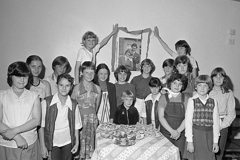 Sutton Guides held a Royal Wedding party to celebrate Charles and Diana's big day in July 1981.