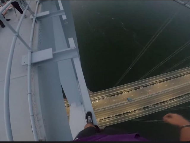 "From the bottom to the top took around 10 minutes I'd say, it's just really steep so hard on your legs."